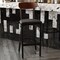 Flash Furniture Black Vinyl Barstool with Walnut Wood Back, PK 2 2-XU-DG6V6BV-WAL-GG - alternate 1